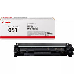 Cartouche de toner noire originale Canon 051 - 2168C002