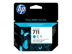 HP 711 Cyan Pack de 3 cartouches d'encre originales - CZ134A