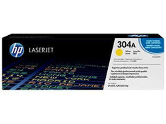 HP CC532A Amarillo Original Toner Cartridge - 304A