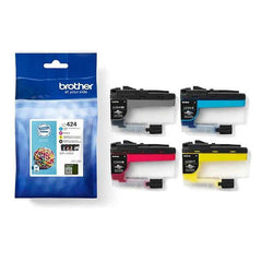 Brother LC424 Pack of 4 Original Ink Cartridges - LC424VAL