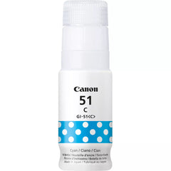 Bouteille d'encre cyan originale Canon GI51 - GI51C/4546C001