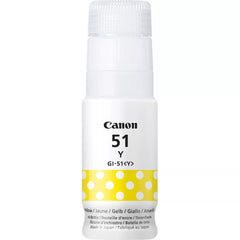 Bouteille d'encre jaune originale Canon GI51 - GI51Y/4548C001