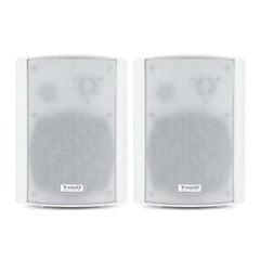 Tooq Altavoces Autoamplificados de Pared 60W - Control de Volumen, Agudos y Bajos - Soporte Giratorio 180Âº - Color Blanco