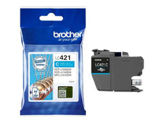 Brother LC421 Cyan Original Ink Cartridge - LC421C