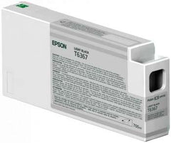 Cartucho de tinta original Epson T6367 preto claro - C13T636700