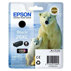 Epson T2621 (26XL) Cartouche d'encre noire originale - C13T26214012