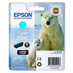 Epson T2632 (26XL) Cyan Original Ink Cartridge - C13T26324012