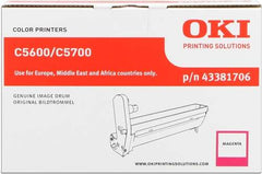 OKI C5600/C5700 Magenta Tambor de Imagen Original - 43381706 (Drum)