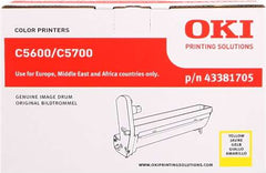 OKI C5600/C5700 Amarillo Tambor de Imagen Original - 43381705 (Drum)