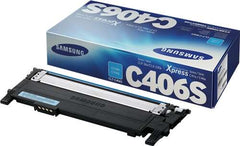 Cartouche de toner cyan originale Samsung CLP360/CLX3305 - CLT-C406S/ST984A