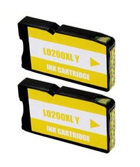 Lexmark 200XL Amarillo Pack 2 cartouches d'encre génériques - Remplacement 14L0200