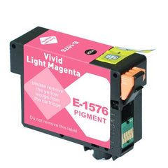 Cartucho de tinta pigmentada genérico Epson T1576 Magenta Light - substitui C13T15764010