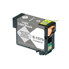 Cartouche d'encre pigmentée générique Epson T1579 Black Light Light - Remplacement C13T15794010