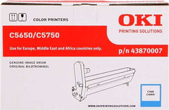 OKI C5650/C5750 Cyan Original Image Drum - 43870007 (Drum)