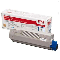 OKI C5850/C5950/MC560 Cyan Original Toner Cartridge - 43865723