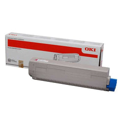 OKI C822 Magenta Original Toner Cartridge - 44844614