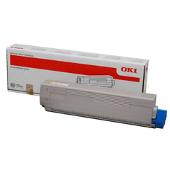 OKI C822 Amarillo Original Toner Cartridge - 44844613