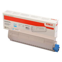 OKI C823/C833/C843 Cyan Original Toner Cartridge - 46471103