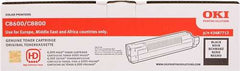 OKI C8600/C8800 Black Original Toner Cartridge - 43487712