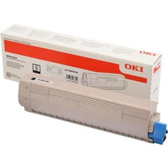 OKI C833/C843 Cartouche de toner noire originale - 46443104