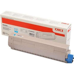 OKI C833/C843 Cartouche de toner cyan originale - 46443103