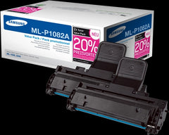 Samsung MLT-D1082S/MLT-P1082A Black Pack of 2 Original Toner Cartridges - SV118A