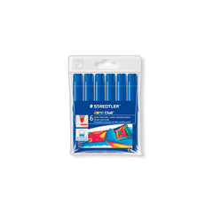 Staedtler Noris Watercolour 340 Pack de 6 Rotuladores de Gran TamaÃ±o - Trazo 3mm Aprox - Lavable Facilmente - Tinta Base de Agua - Color Azul