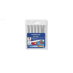 Staedtler Noris Watercolour 340 Pack de 6 Rotuladores de Gran TamaÃ±o - Trazo 3mm Aprox - Lavable Facilmente - Tinta Base de Agua - Color Gris