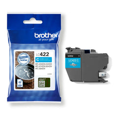 Brother LC422 Cyan Original Ink Cartridge - LC422C