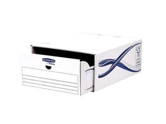 Fellowes Bankers Box Basic Pack de 5 Cajones Archivadores - Carton Reciclado Certificacion FSC