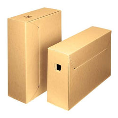 Fellowes Loeffs Pack de 50 Cajas de Archivo Definitivo - Libre de Acido 10 AÃ±os - Color Marron