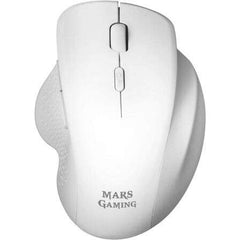 Mars Gaming MMWERGO Raton Inalambrico USB 3200dpi - DiseÃ±o Ergonomico - Switches Mecanicos Kailh - Uso Diestro