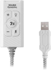 Mars Gaming MSC2W Tarjeta de Sonido Externa 7.1 USB - Jack 3.5mm Audio