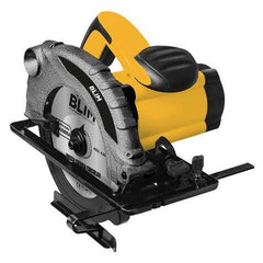 Blim Sierra Circular 185mm - Potencia 1300W - Velocidad 4500rpm - EmpuÃ±adura Ergonomica - Salida Extraccion de Polvo - Color Amarillo
