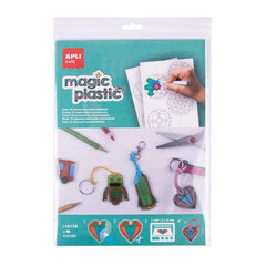 Apli Magic Plastic - Se Transforma en Plastico Duro - Disminuye su TamaÃ±o - 4 Hojas