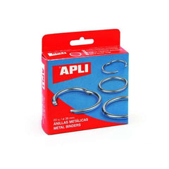 Apli Pack de 10 Anillas Metalicas Articuladas Ã˜46 mm