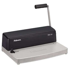 Fellowes Metal 25 Classeur manuel à spirale en métal A4 – Perfore jusqu'à 10 feuilles – Relie jusqu'à 450 feuilles