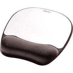Fellowes Alfombrilla con ReposamuÃ±ecas Espuma Memory Foam - Confort Excepcional - Color Plateado