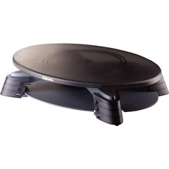 Fellowes Soporte para Monitor Giratorio 45Âº - Ajuste de Altura entre 76mm y 114mm - Bandeja en la Parte Inferior - Peso Max 14kg