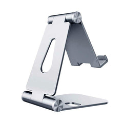 Aisens Soporte de Sobremesa TamaÃ±o M Ajustable (2 Pivotes) para Movil / Tablet - Color Plata
