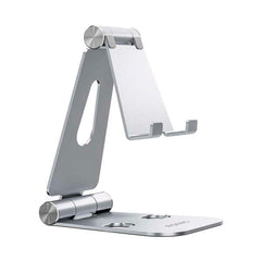Aisens Soporte de Sobremesa TamaÃ±o XL Ajustable (2 Pivotes) para Movil / Tablet - Color Plata