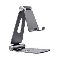 Aisens Soporte de Sobremesa TamaÃ±o XL Ajustable (2 Pivotes) para Movil / Tablet - Color Gris