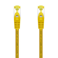 Aisens Cable de Red Latiguillo RJ45 LSZH Cat.7 600 MHz S/FTP PIMF AWG26 - 25cm - Color Amarillo