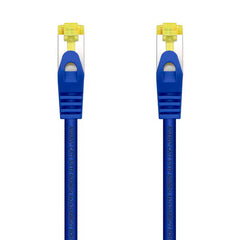 Aisens Cable de Red Latiguillo RJ45 LSZH Cat.7 600 MHz S/FTP PIMF AWG26 - 0.5M - Color Azul