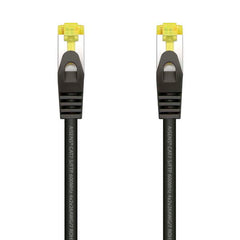 Aisens Cable de Red Latiguillo RJ45 LSZH Cat.7 600 MHz S/FTP PIMF AWG26 - 1.0M - Color Negro