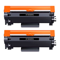 Brother TN2420/TN2410 Black Pack of 2 Generic Toner Cartridges