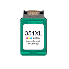 Cartucho de tinta colorido HP 351XL remanufaturado - substitui CB338EE/CB337EE