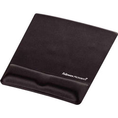 Fellowes Alfombrilla con ReposamuÃ±ecas de Espuma Canal Ergonomico - DiseÃ±ador para Evitar Dolor de MuÃ±eca - Color Negro