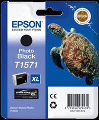 Epson T1571 Black Photo Original Ink Cartridge - C13T15714010