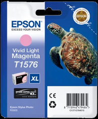 Epson T1576 Magenta Light Original Ink Cartridge - C13T15764010